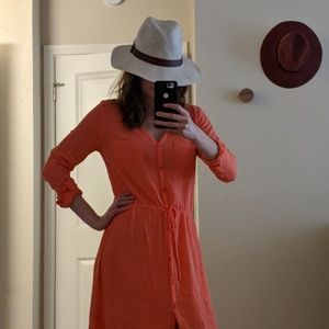 Splendid Kaftan Maxi Shirt Dress